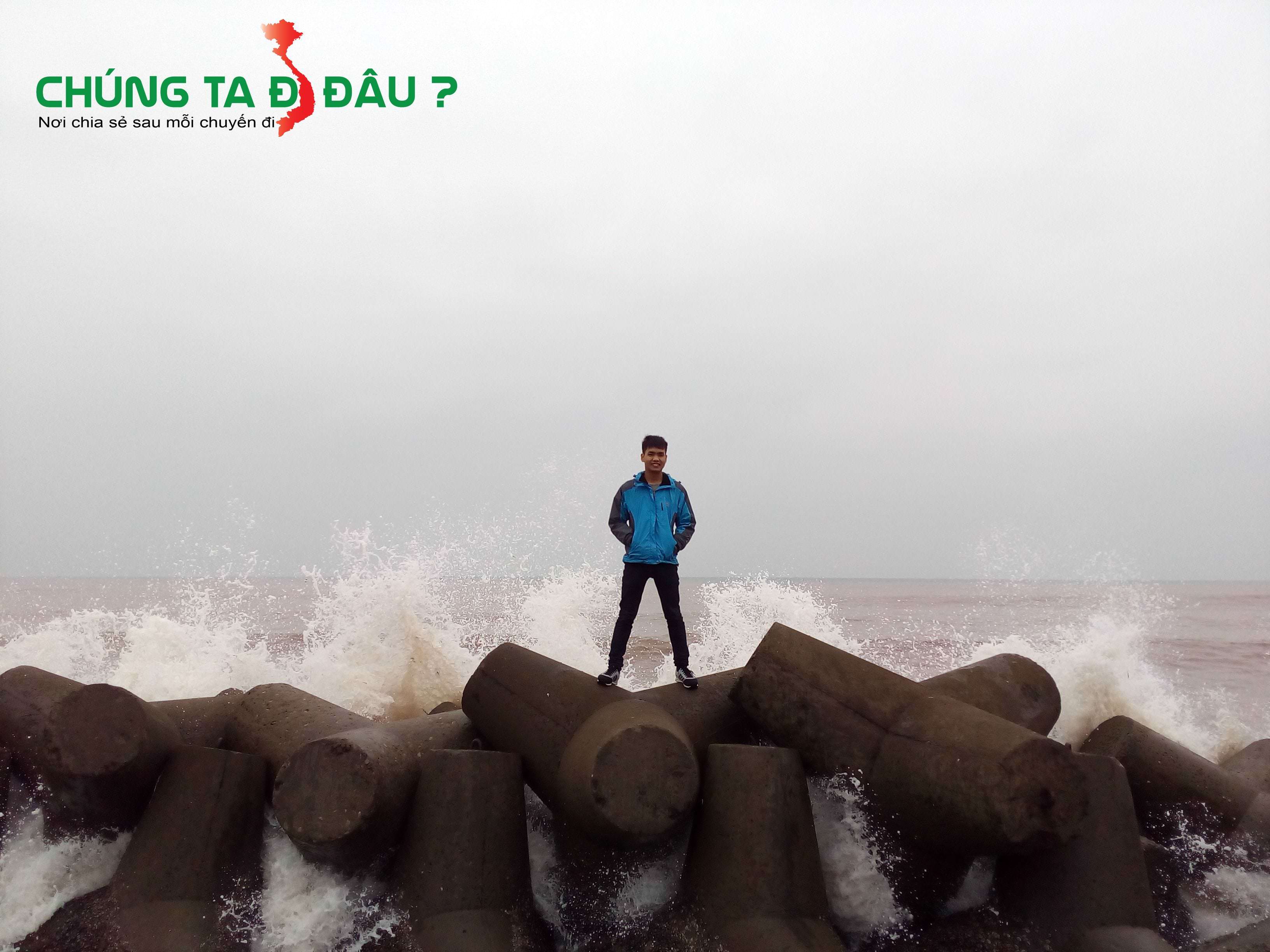 Checkin với những hàng rào đá chắn sóng