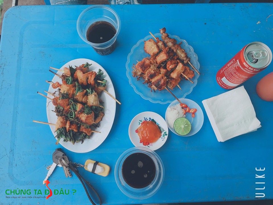 Thị xiên nướng Tam Đảo