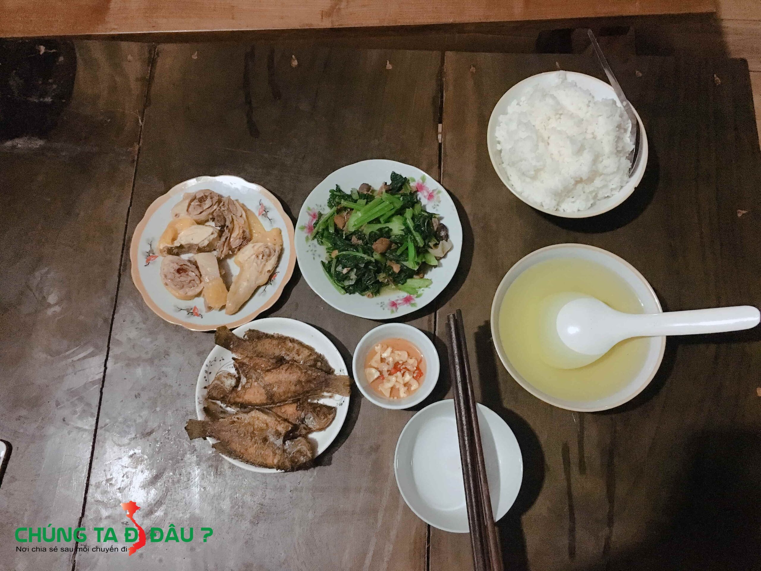 Bữa cơm tại homestay