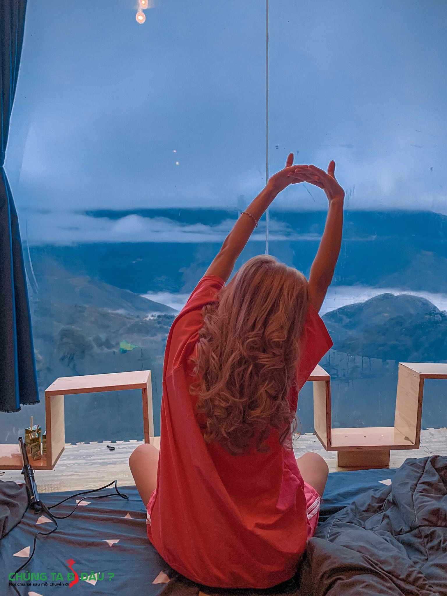 Một góc view cực chill tại homestay