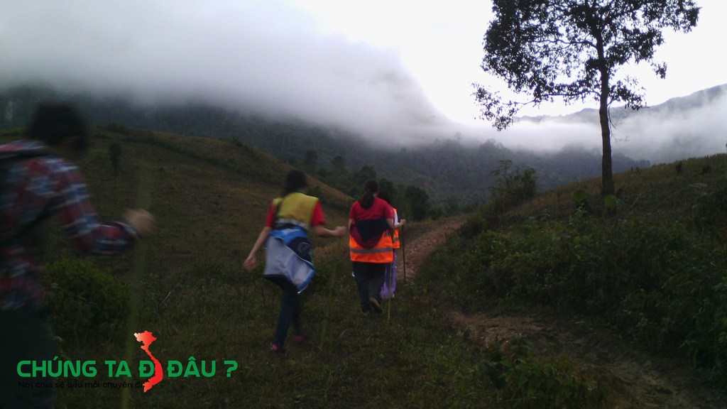 Mây vờn ngay trên đầu, quá phê
