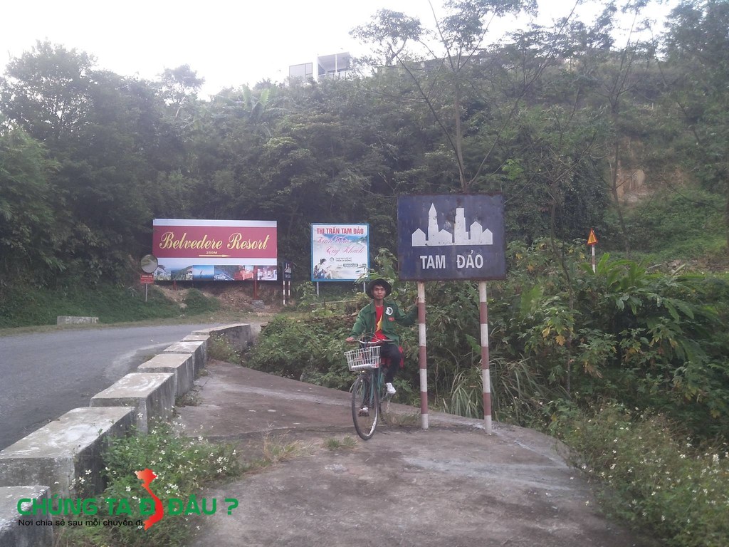 Chạm chân đến thị trấn Tam đảo
