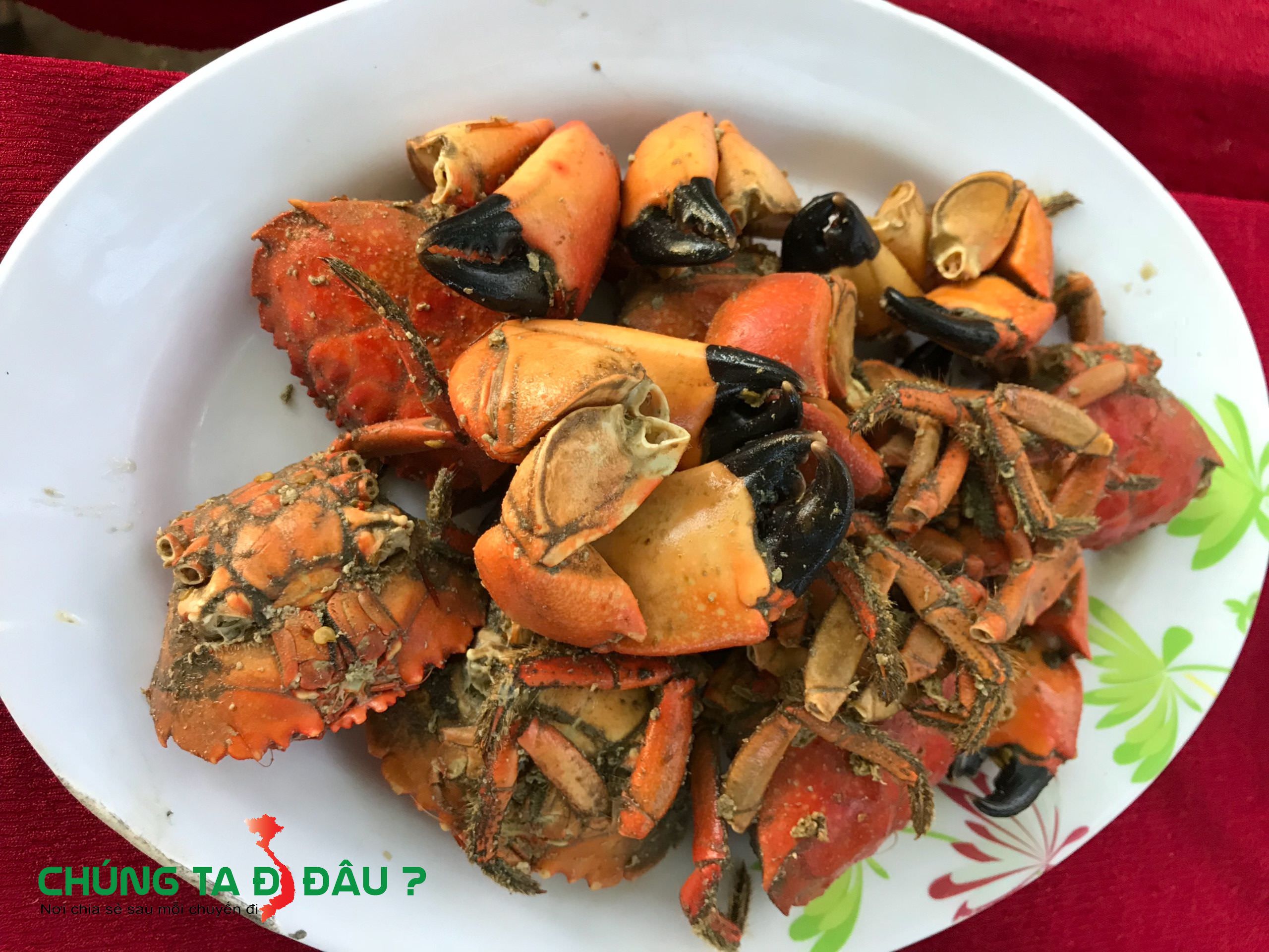 Cua đá luộc