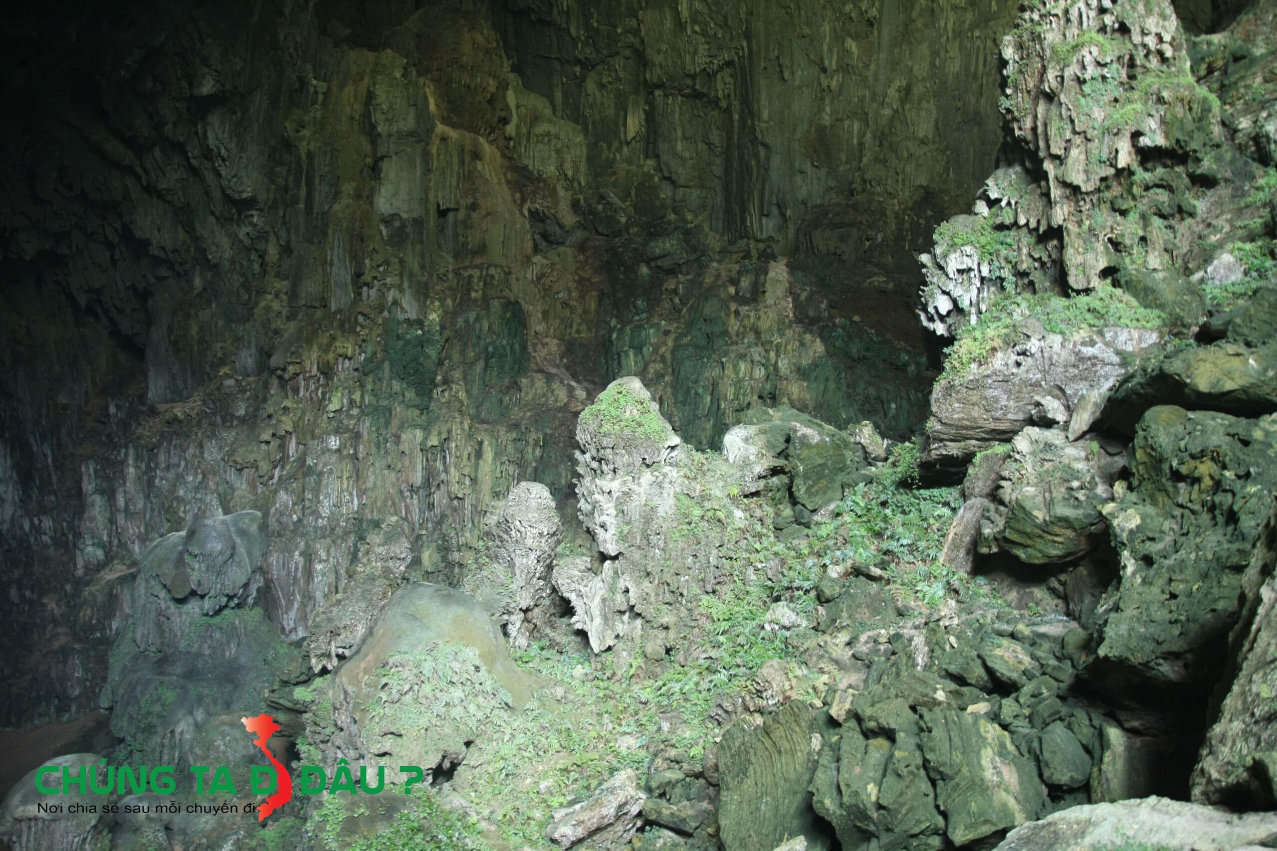 Một góc hang Kho Mường