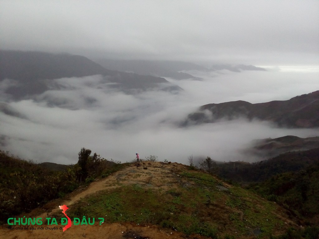 Mây tại Tà Xùa lúc 16h