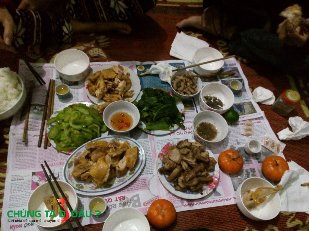 Bữa tối tại Tà Xùa