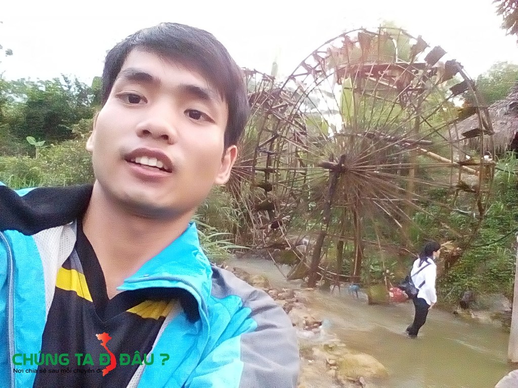 Bạn có thể dễ dàng bặt gặp những con quay nước này ở Pù Luông