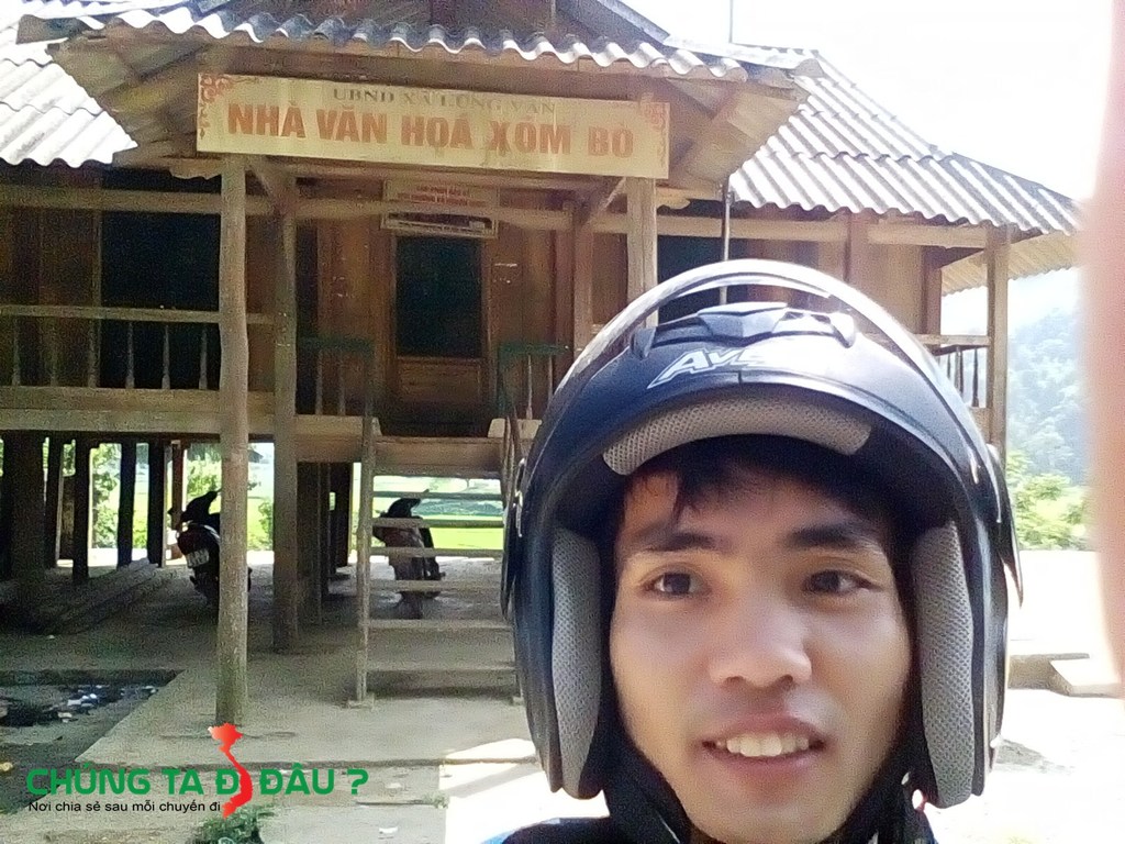 Nhà văn hoá Xóm Bò ở Lũng Vân