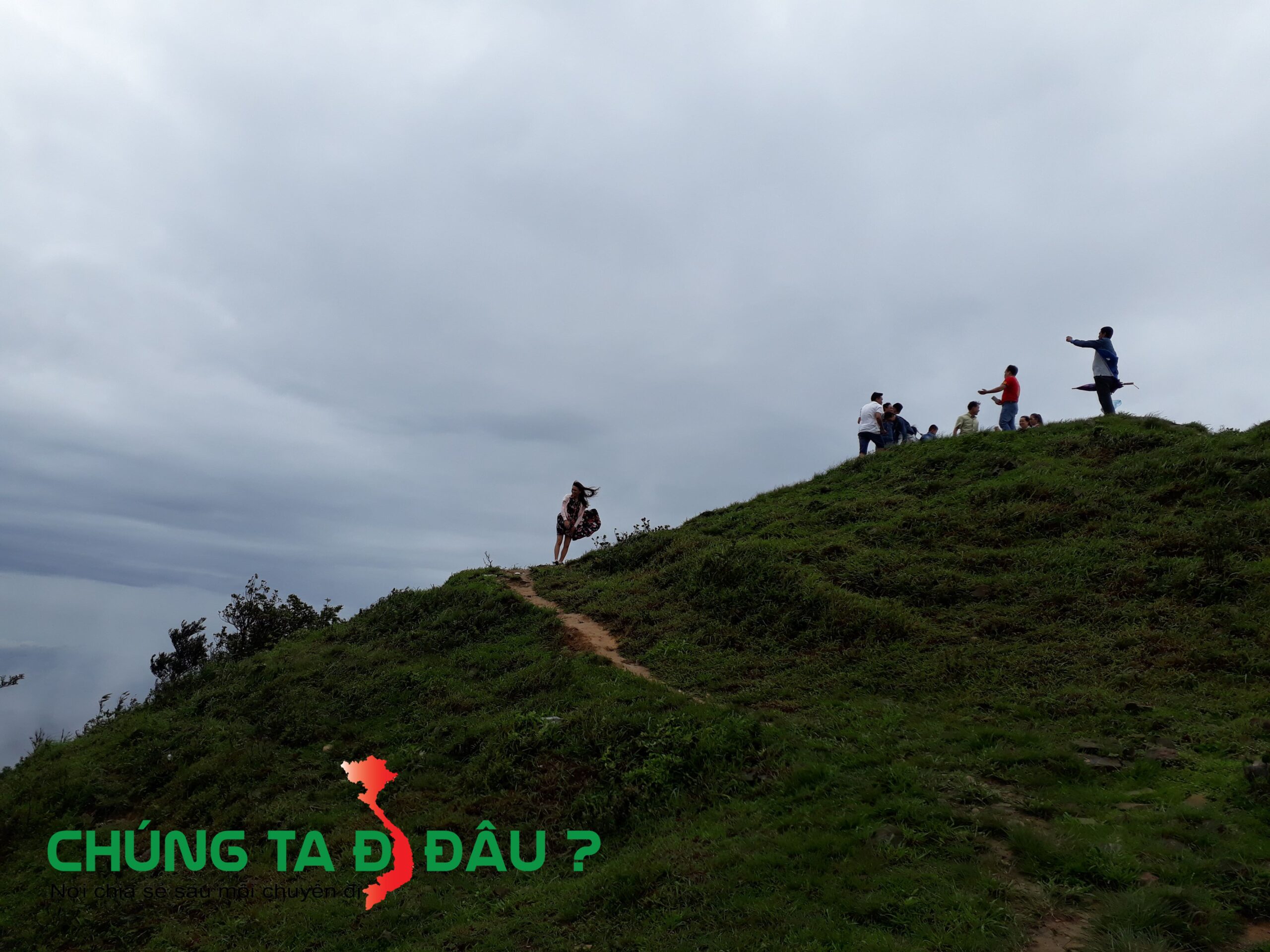 Một chị xinh tươi đang checkin