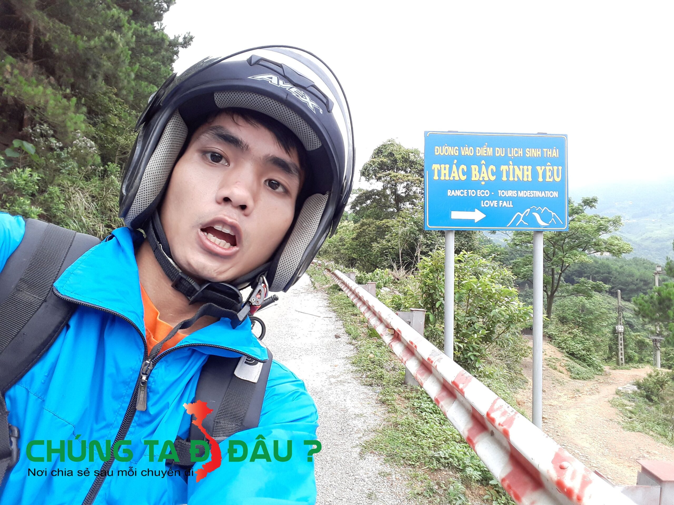 Được vào thác Bậc tình yêu