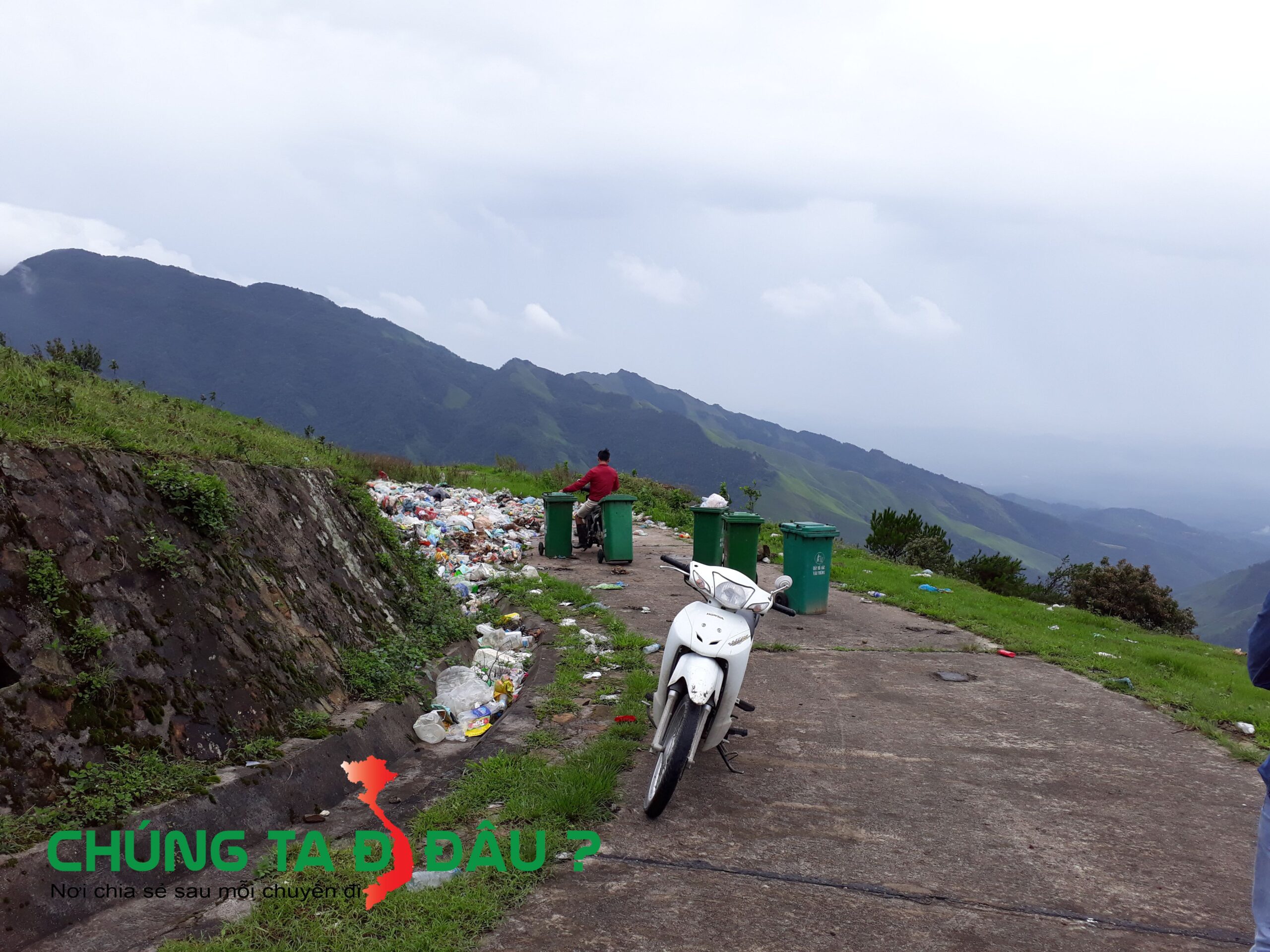 Những thùng rác được chúng tôi mang về bãi 