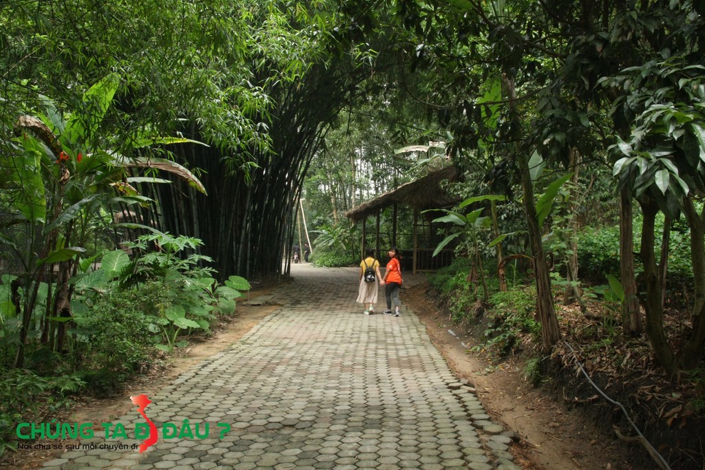 Đường vào 'Khu bảo tồn' rất thơ mộng và đậm chất 'Bản làng'