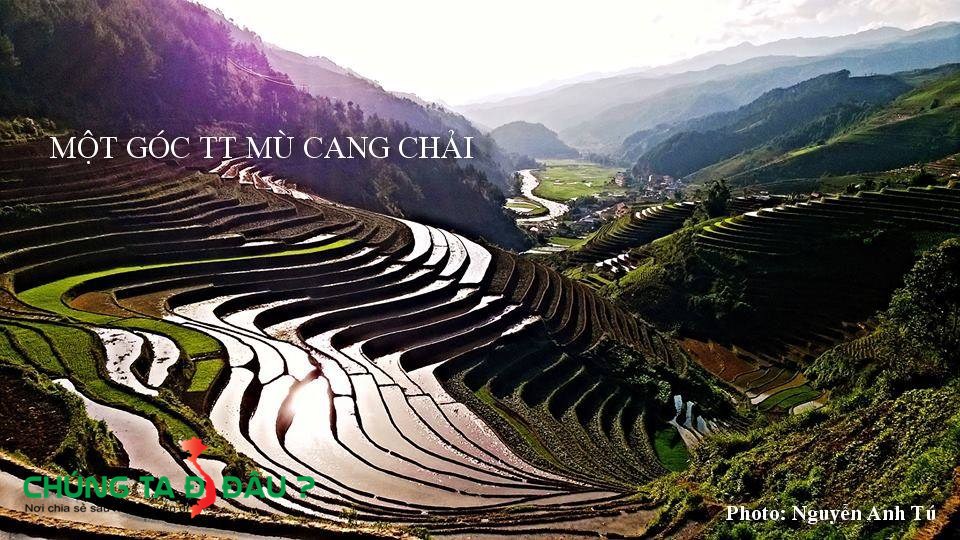 Ruộng bậc thang Mù cang chải mùa nước đổ