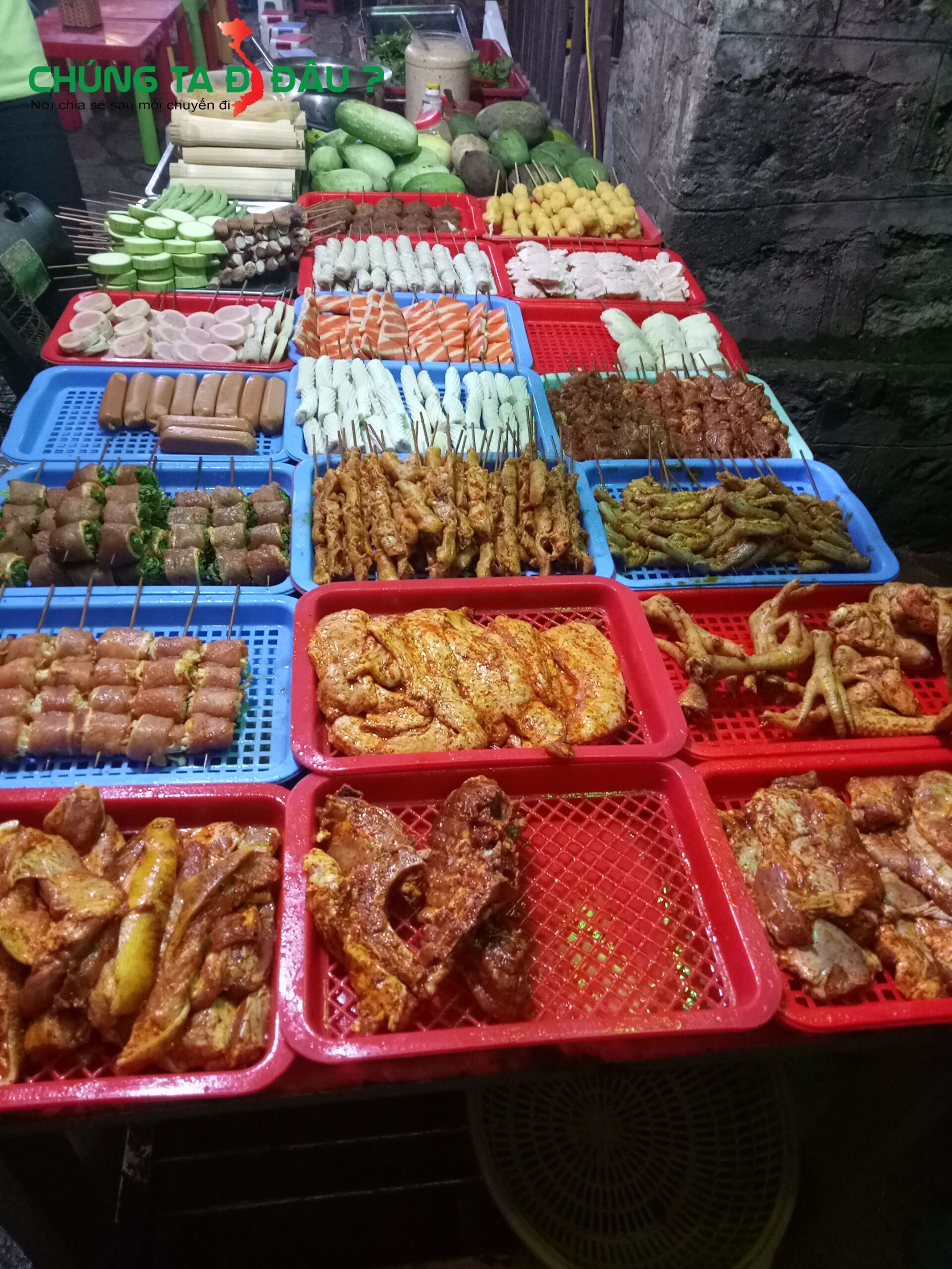 Đồ ăn ở núi Hàm Rồng