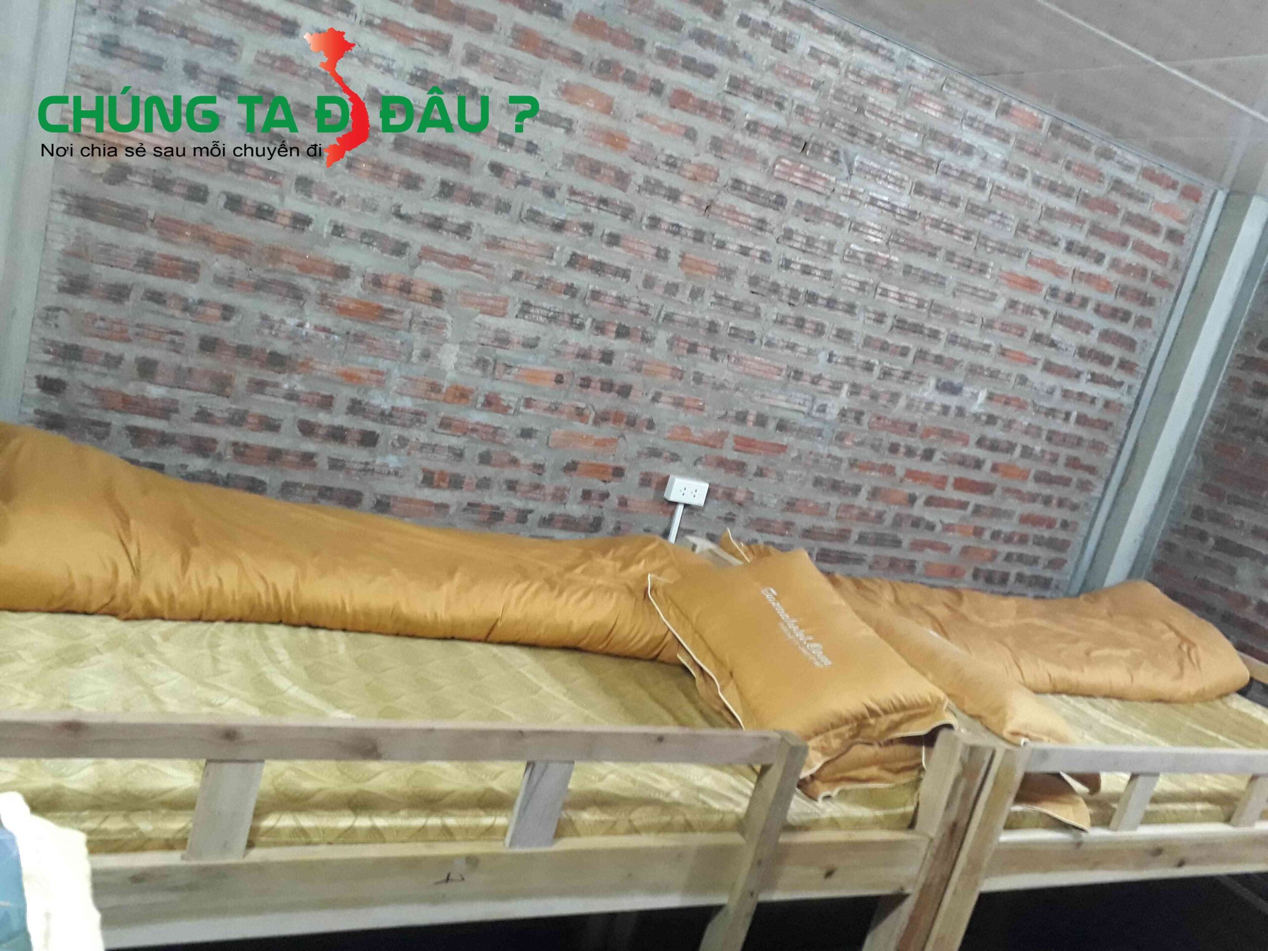 Chăn đệm được gập rất gọn gàng
